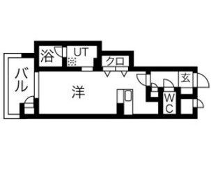 プレジール三ノ宮IIIの物件間取画像